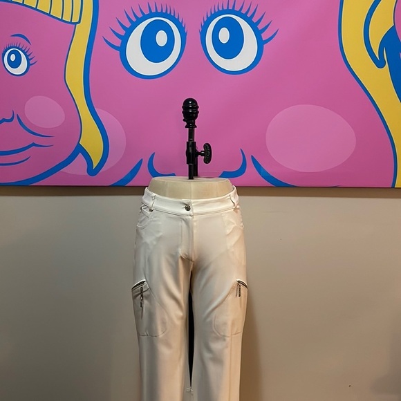 Christian Dior Ivory Off White Cargo Pants - Picture 1 of 14